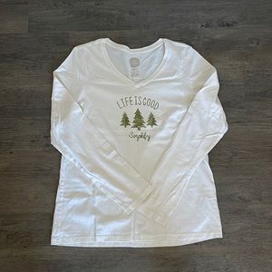 Life is good long sleeve t shirt